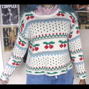 Cherry sweater